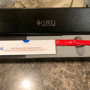 Cutco red handle 1766 knife.  Never used.